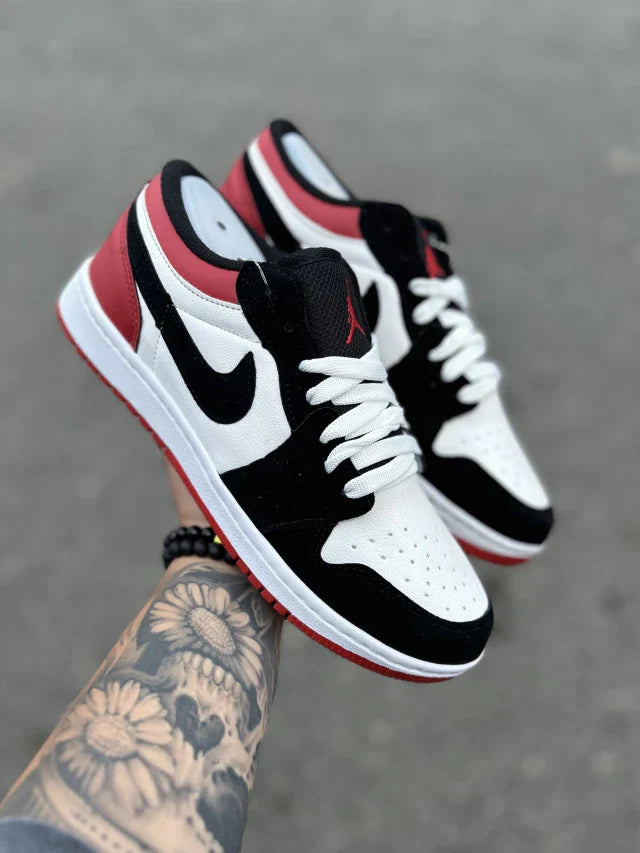 Air Jordan ! Low "Vermelho e preto"