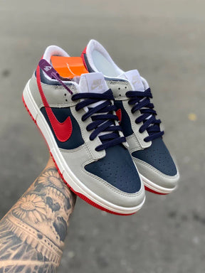 Tênis Nike Dunk Low "Azul,Cinza e Vermelho"