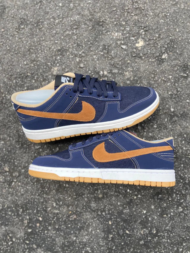 Tênis Nike Dunk Low "Azul e Marrom"