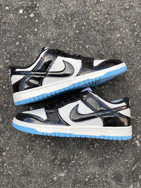 Tênis Nike Dunk low "Preto verniz e Azul"