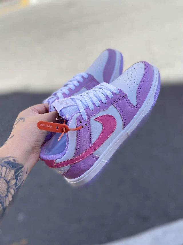 Tênis Nike Dunk Low "Rosa e Branco"