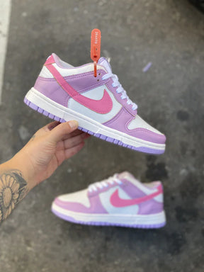 Tênis Nike Dunk Low "Rosa e Branco"