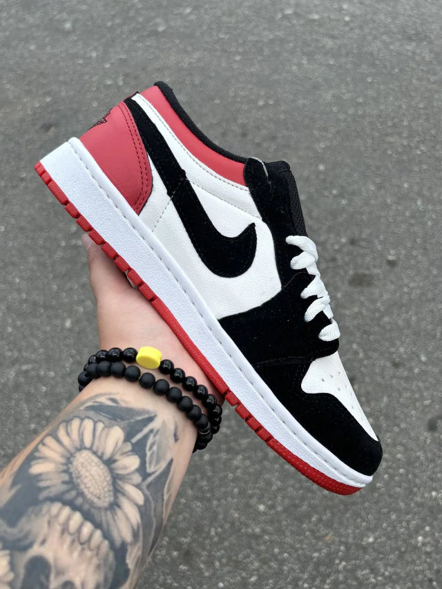 Air Jordan ! Low "Vermelho e preto"
