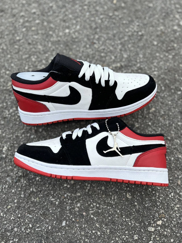 Air Jordan ! Low "Vermelho e preto"